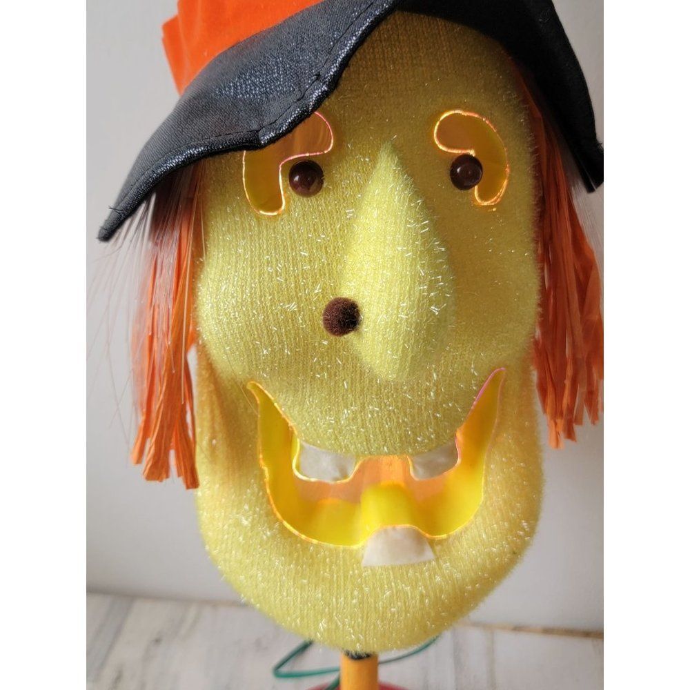 Dept 56 fiber optic Witch head 2003 Halloween home decor - Picture 6 of 11